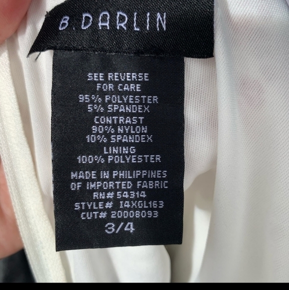 NWT Women's Bow-Back Color block Mini Dress - Picture 3 of 4